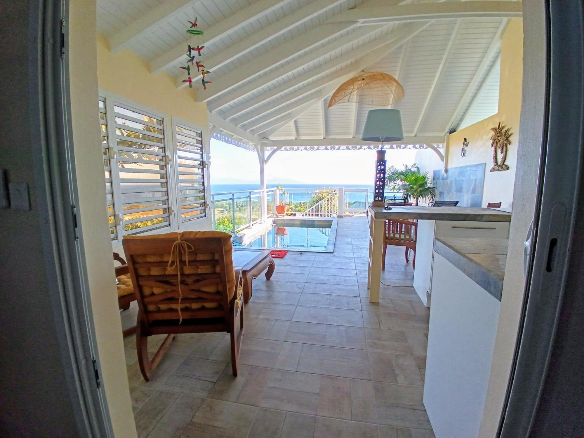 Aux Colibris Amoureux : Loft De Standing Avec Vue Mer Grand-Bourg  Exterior photo