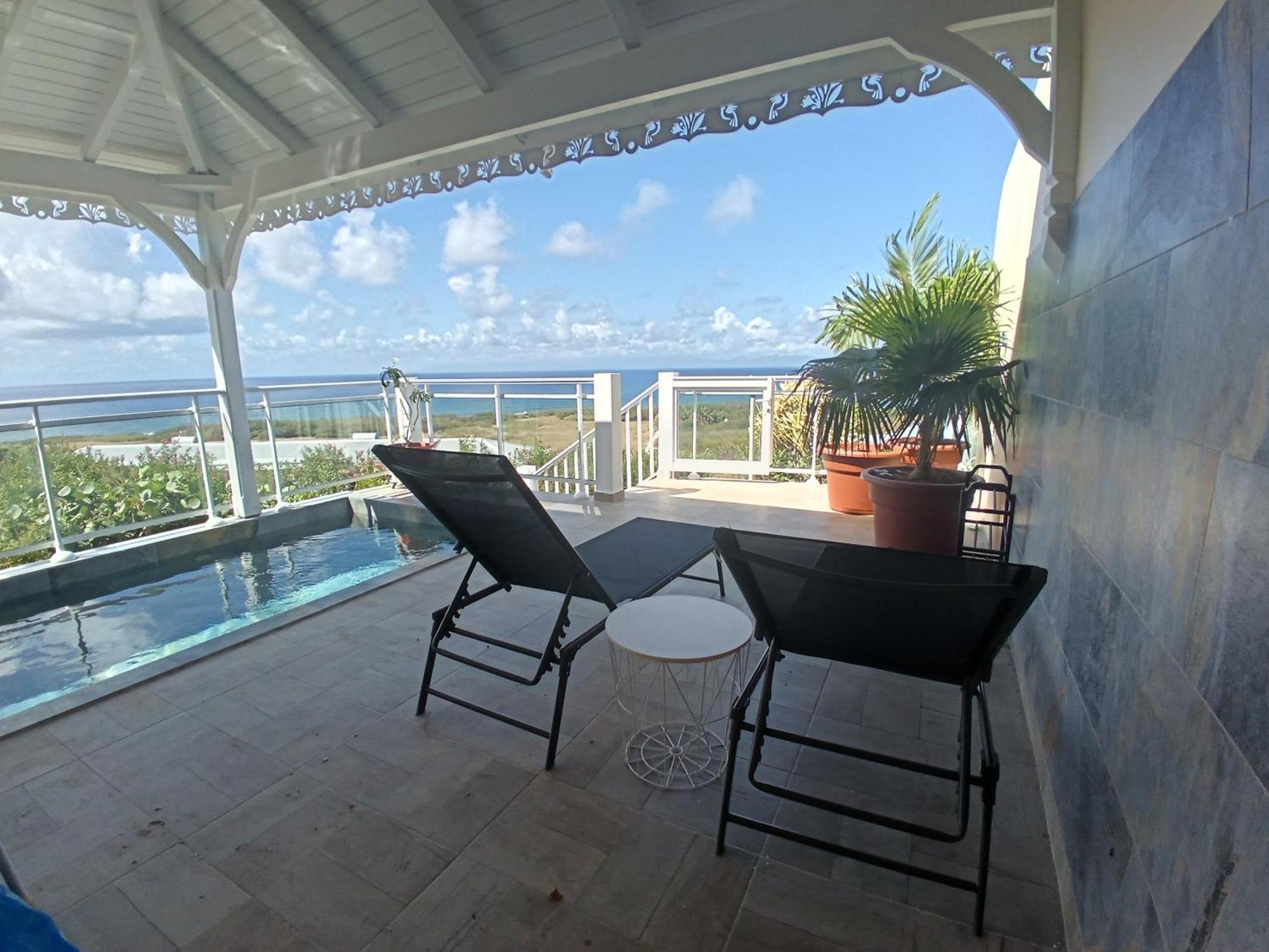 Aux Colibris Amoureux : Loft De Standing Avec Vue Mer Grand-Bourg  Exterior photo